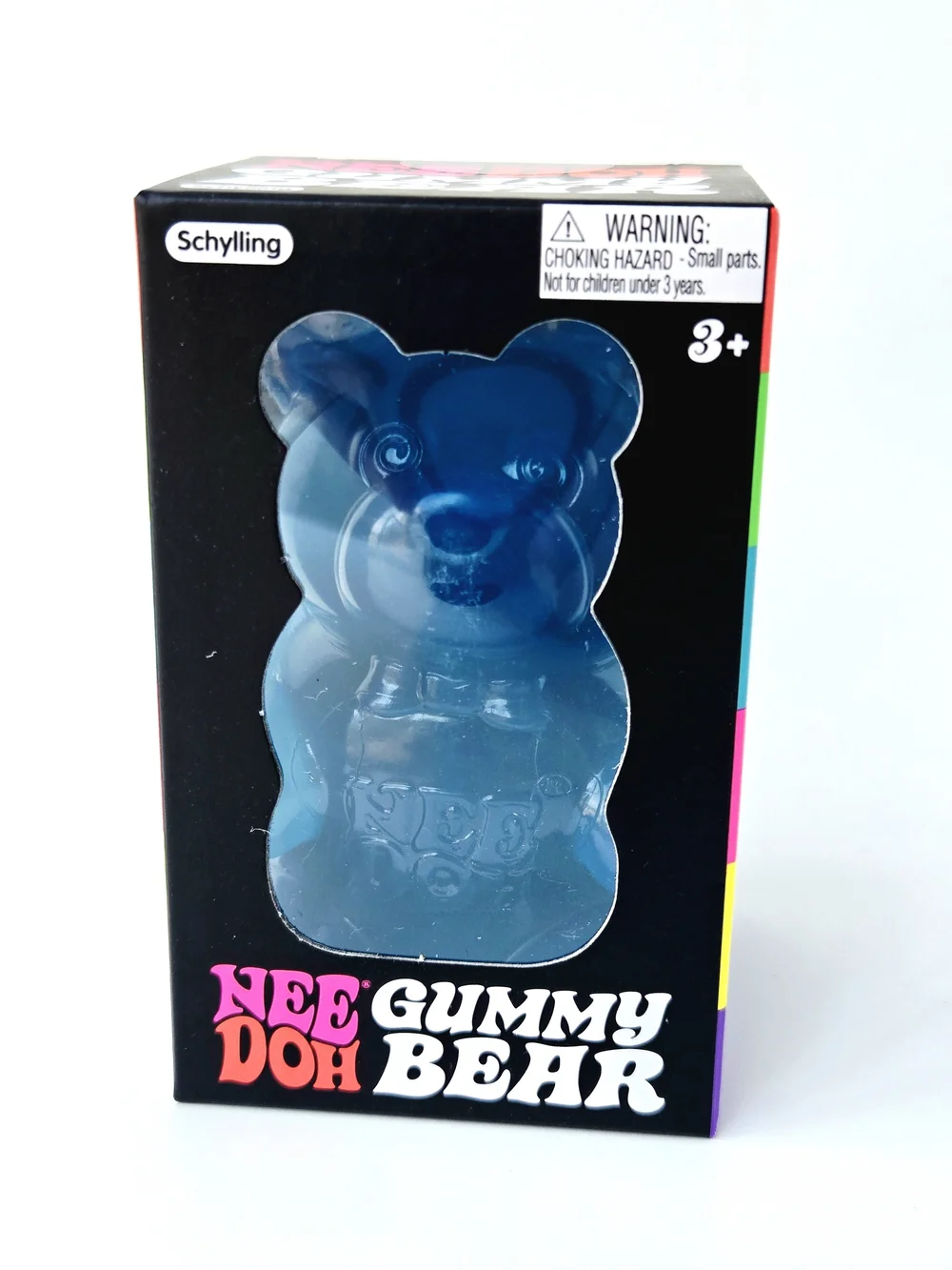 NeeDoh Gummy Bear Blue Sensory Squishy Fidget Toy NEW IN BOX Schylling